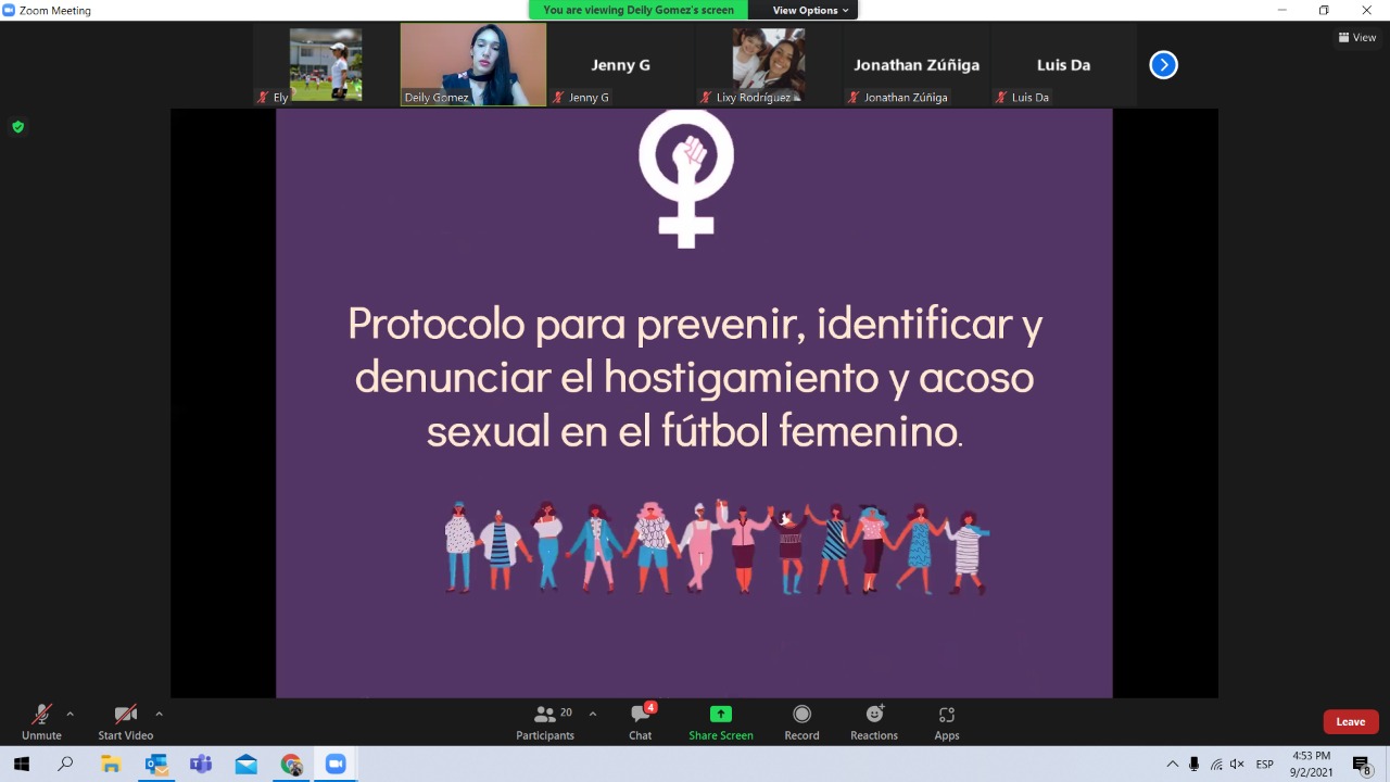 UNIFFUT inicia capacitaciones sobre el Protocolo contra el Acoso y Hostigamiento Sexual con clubes de Primera División Femenina
